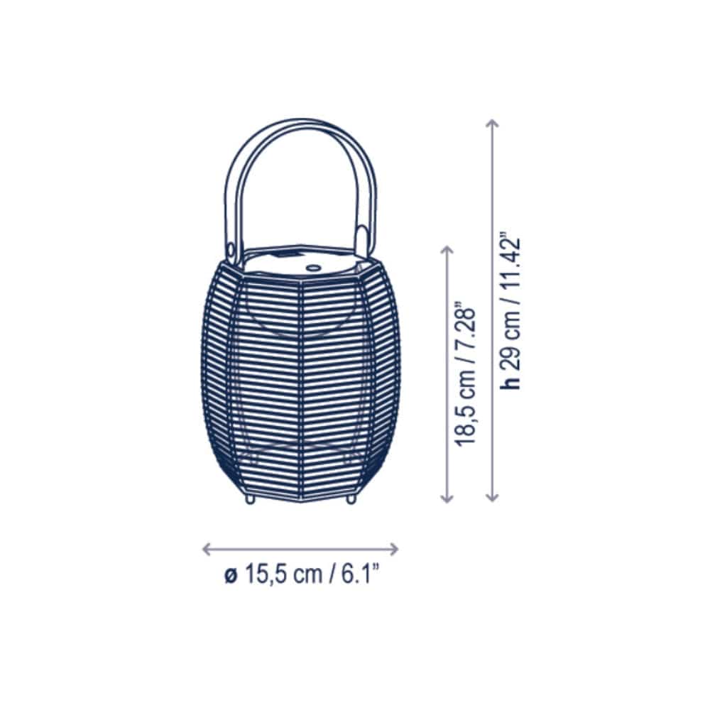 Portables Tanit M/29/R Portable Lamp