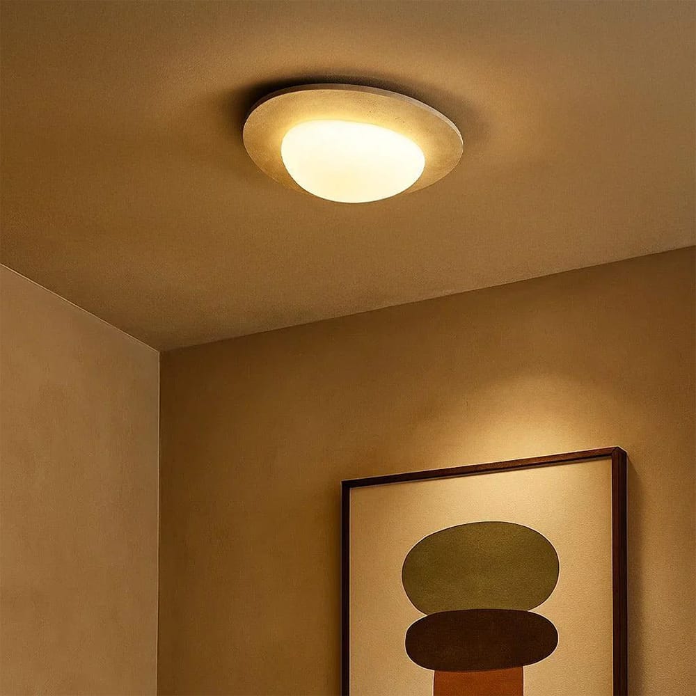 Oysters & Battens Thalos Travertine Oyster Light