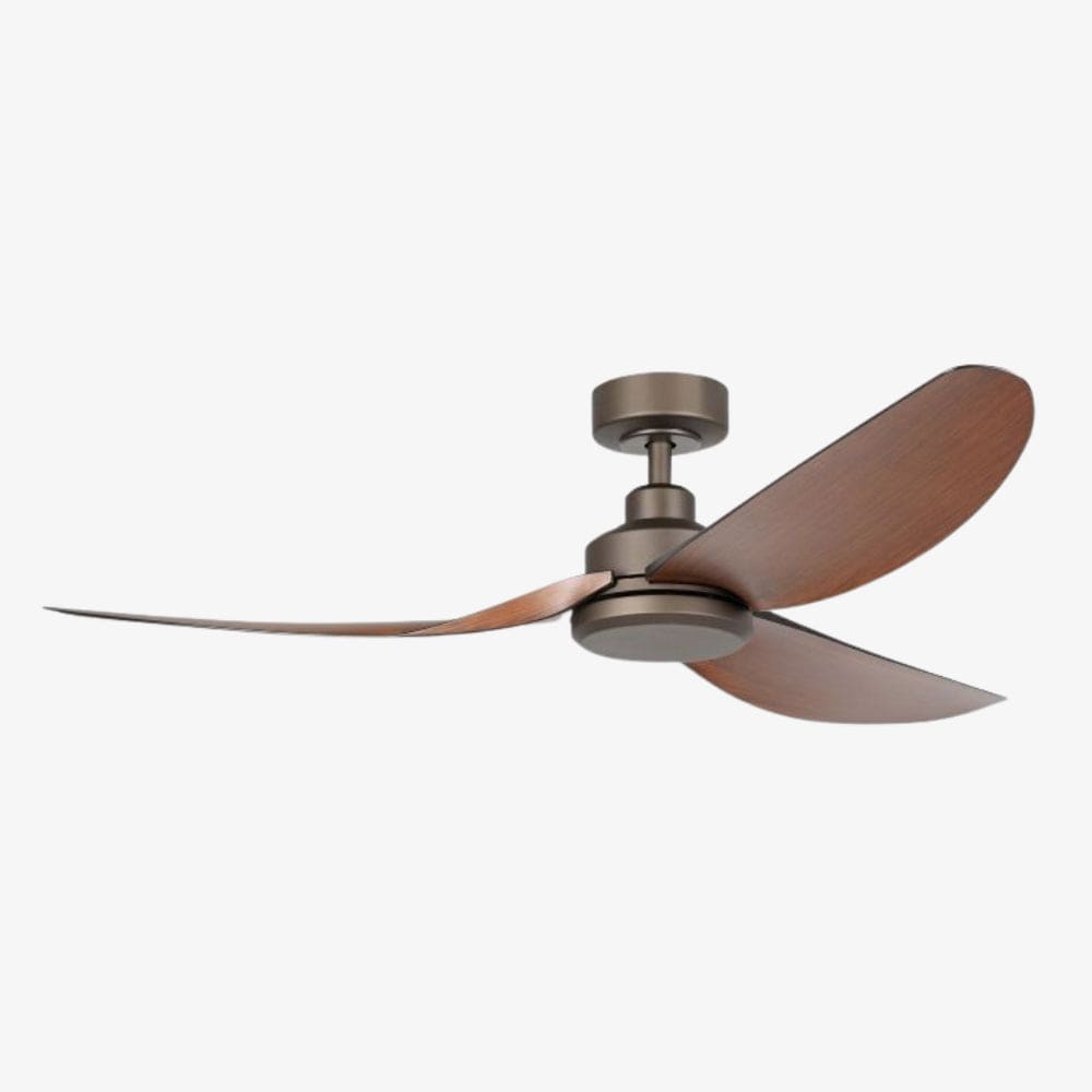 Without Light Torquay Ceiling Fan Oil Rubbed Bronze with Koa Blades