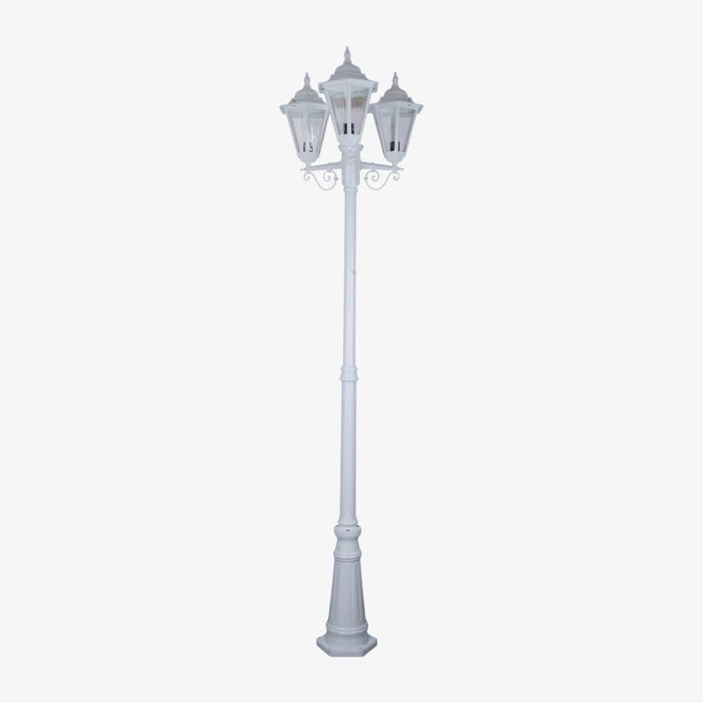 Post Lights Turin Triple Head Tall Post Light