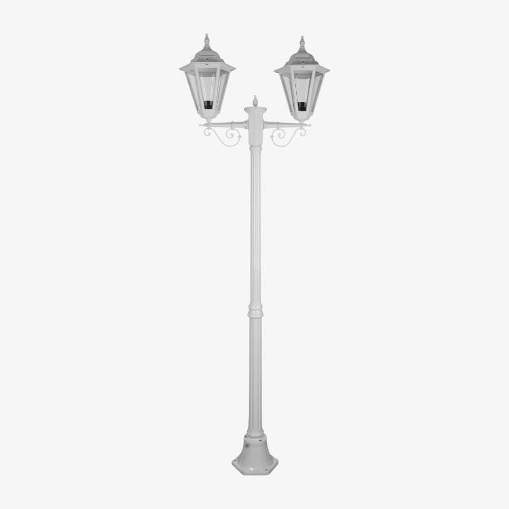 Post Lights Turin Twin Head Medium Post Light