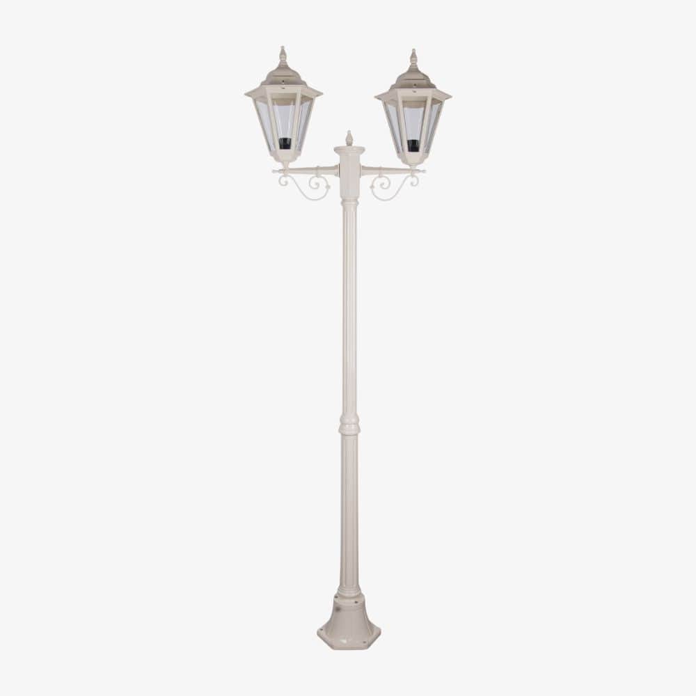 Post Lights Turin Twin Head Medium Post Light