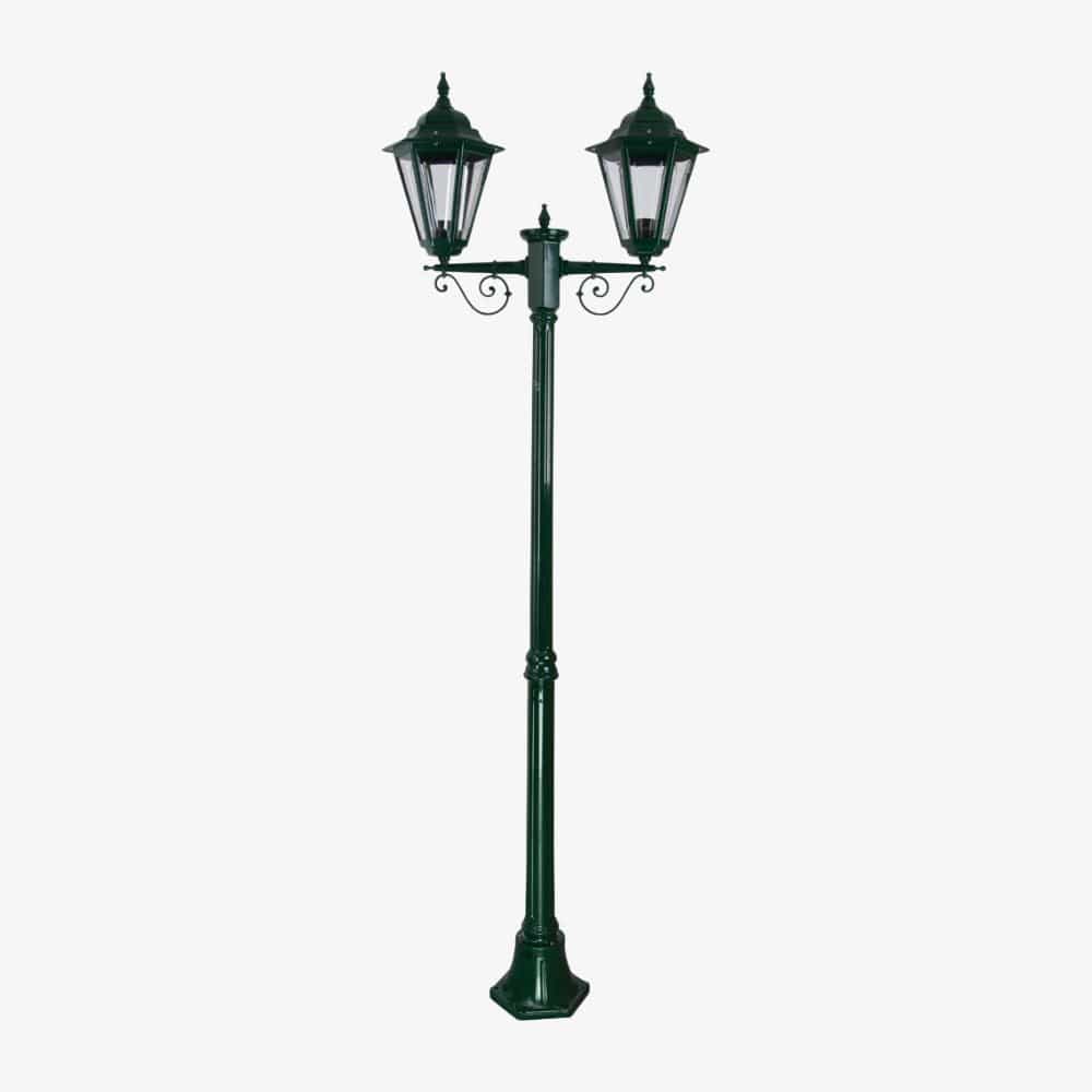Post Lights Turin Twin Head Medium Post Light