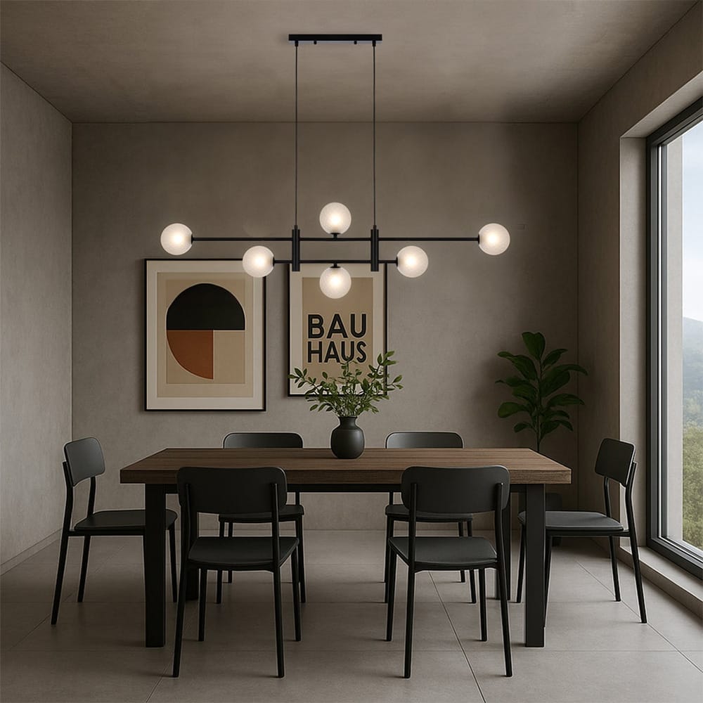 Linear Pendant Tyson 6-Light Pendant - Black