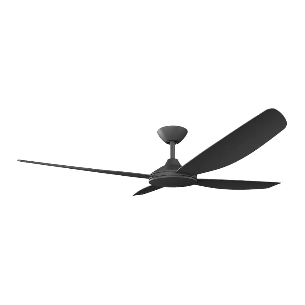 Without Light Vanga DC Ceiling Fan Black - No Light