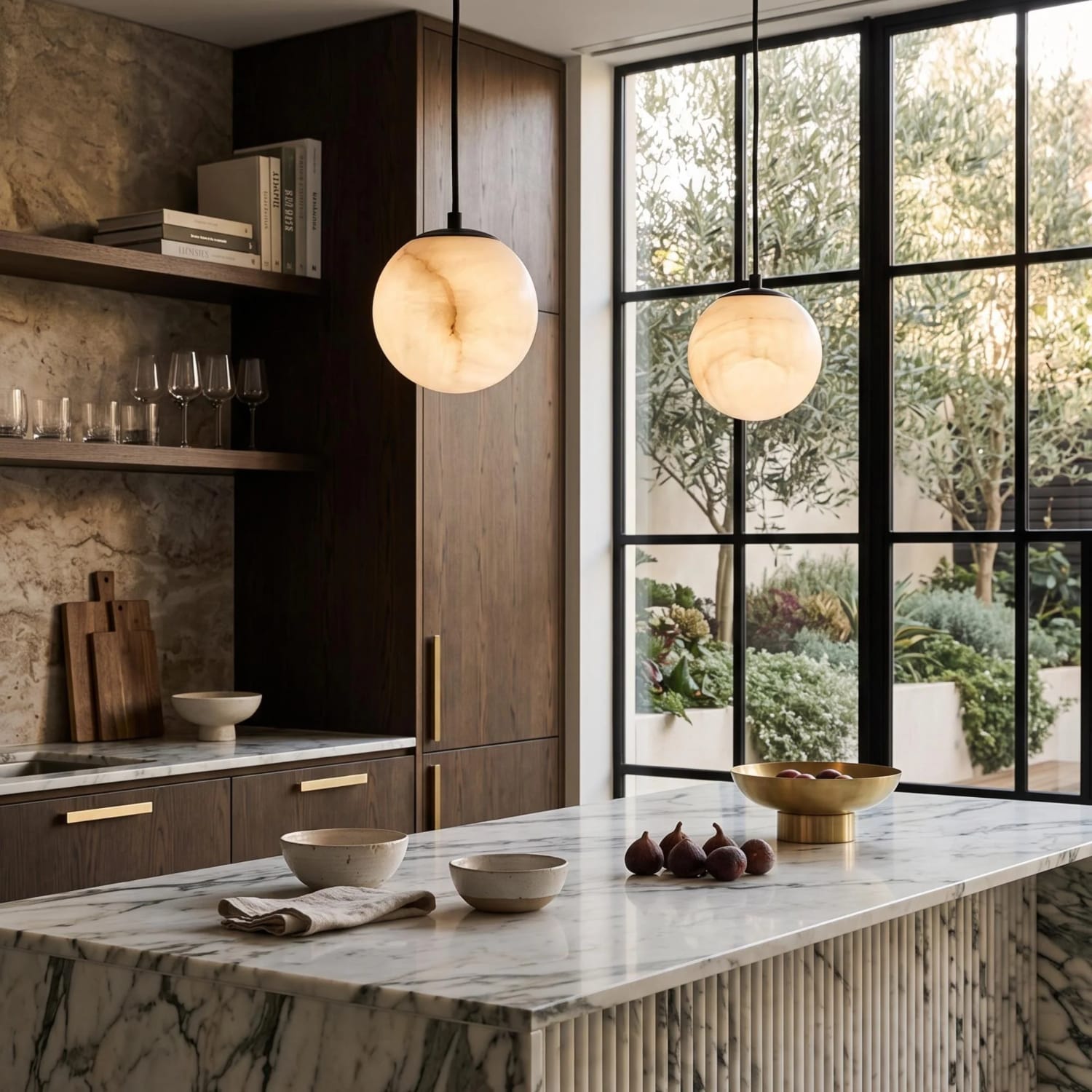 Interior Pendant Varenna Alabaster Pendant Light