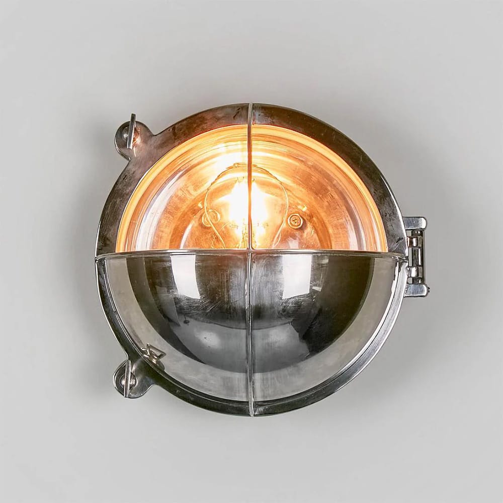 Exterior Wall Light Vienna Outdoor Wall Light Antique Silver (Excess Stock)