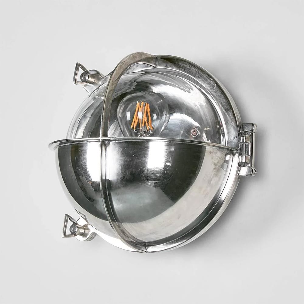 Exterior Wall Light Vienna Outdoor Wall Light Antique Silver (Excess Stock)