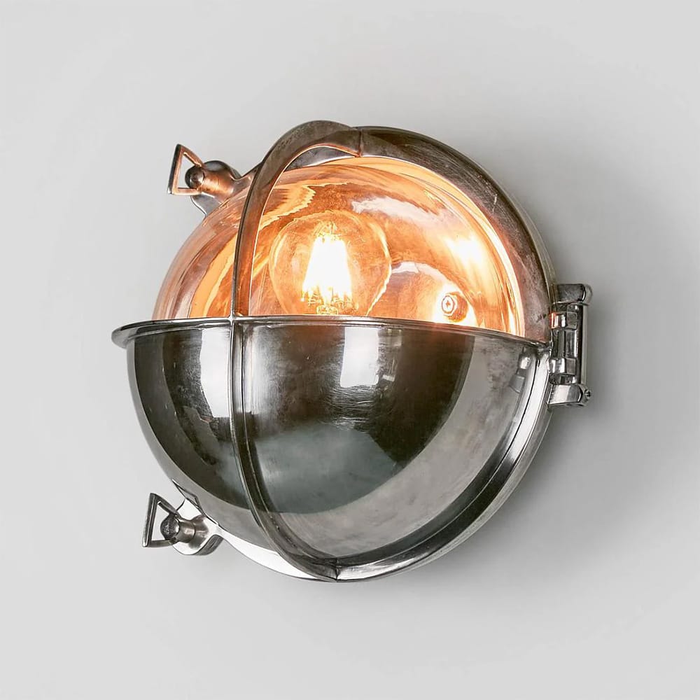 Exterior Wall Light Vienna Outdoor Wall Light Antique Silver (Excess Stock)