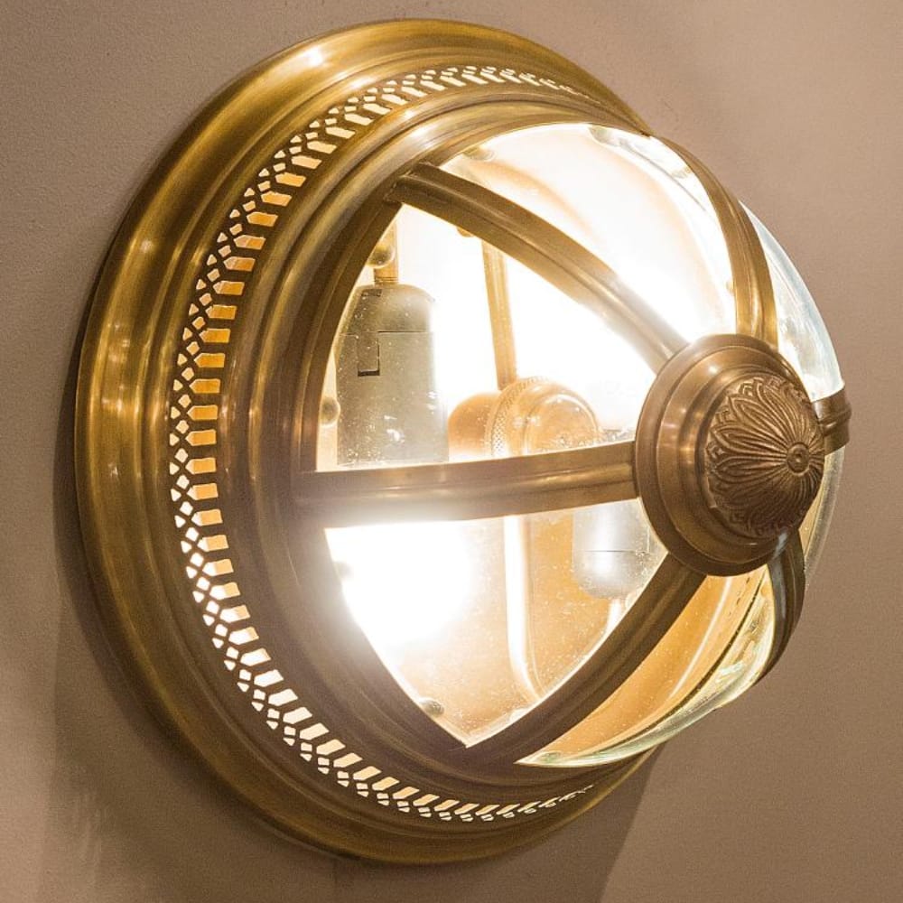 Interior Wall Light / Sconce Walter Wall Light Antique Brass (Excess Stock)