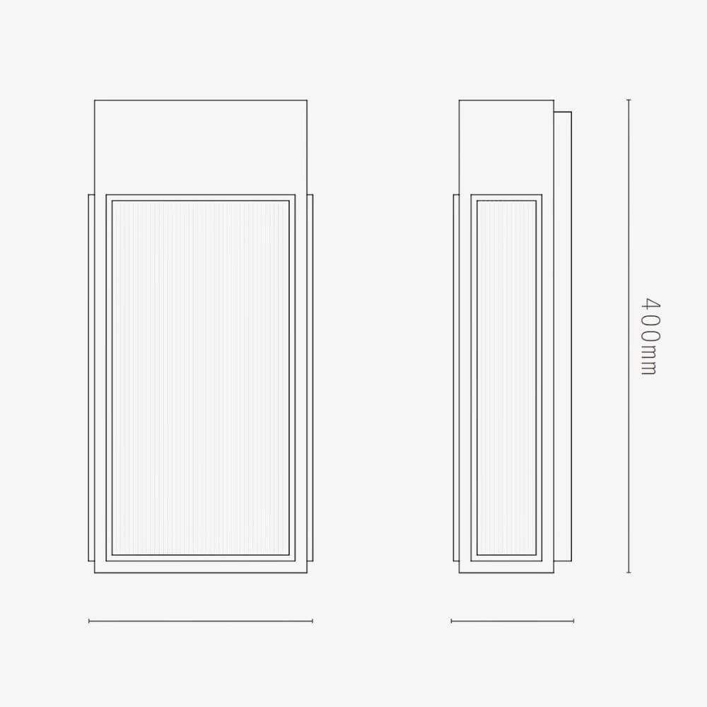 Exterior Wall Light Willow Wall Lantern