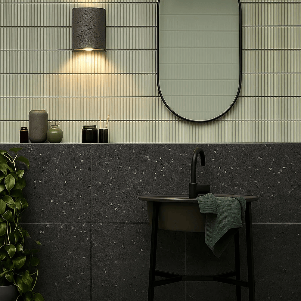 Interior Wall Light / Sconce Wisp Travertine Up/Down Wall Light