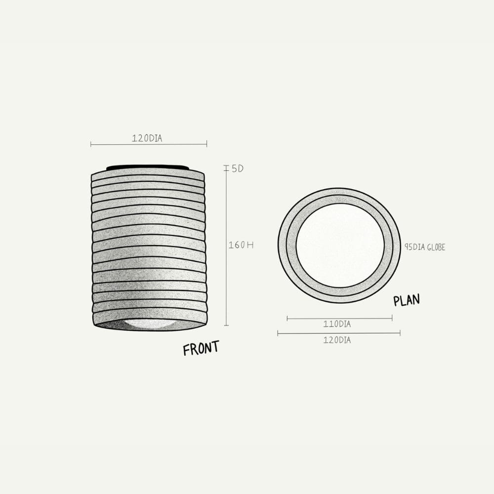Interior Flush & Semi Flush Wobbly Dawn Surface Mount Ceiling Light