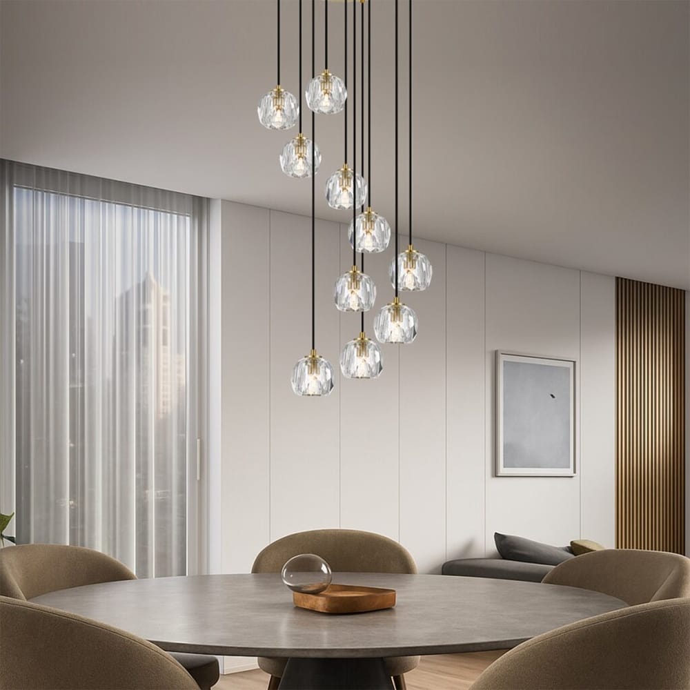 Interior Pendant Zaha 10-Light Pendant