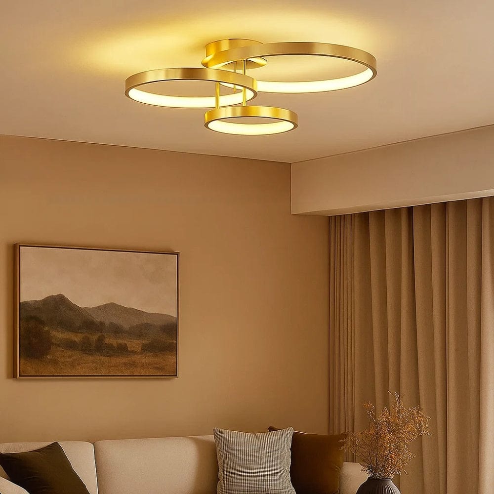 Interior Flush & Semi Flush Zola 3 Light Flush Mount