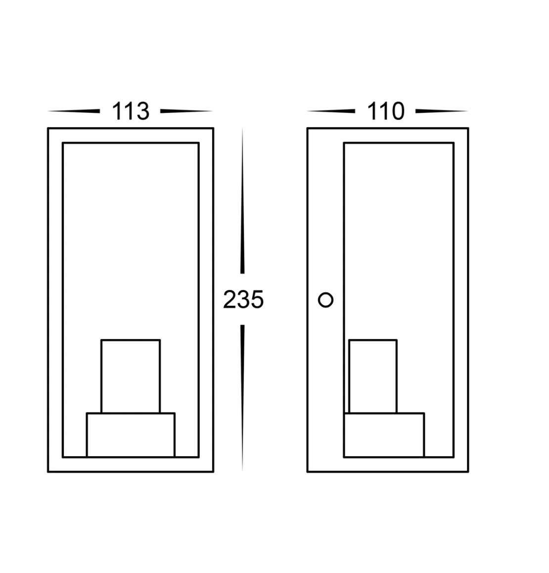 Exterior Wall Light Bayside 316 Stainless Steel Wall Light