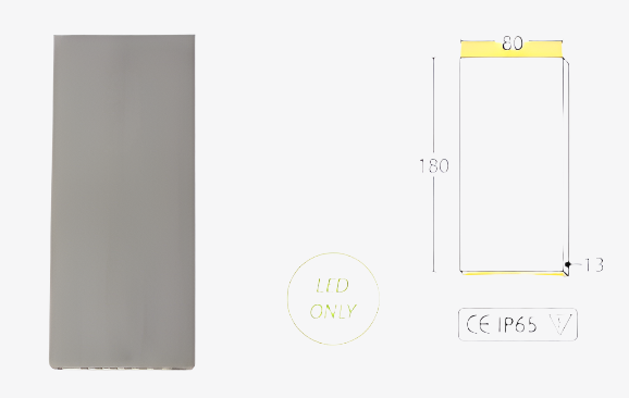 Exterior Wall Light Coolum & Bilgola Up / Down Wall Lighting Plan