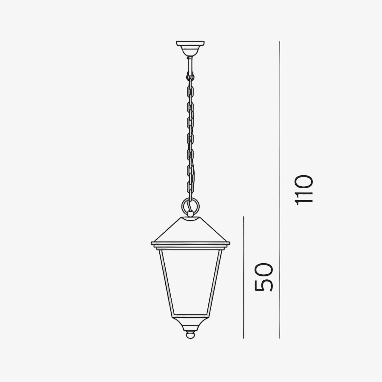 Exterior Pendant London Chain Pendant