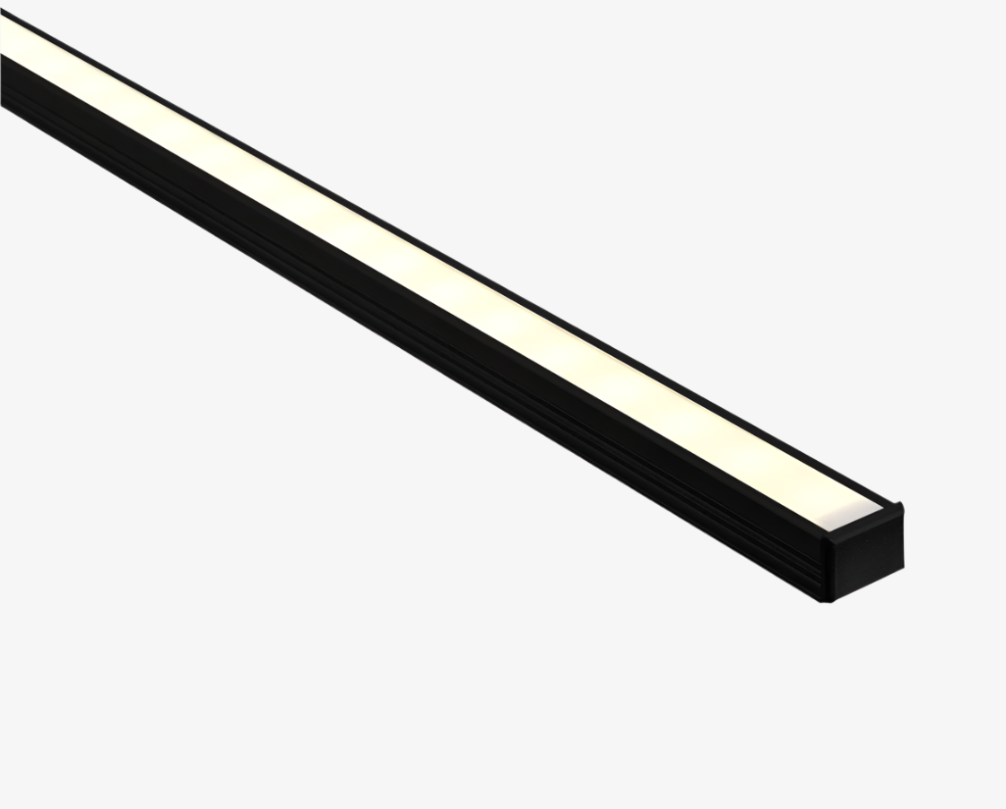 Profiles Surface Mounted Profile - Shallow Square - HV9693-1612 lighting shops lighting stores LED lights lighting designer
