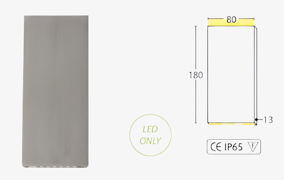 Exterior Wall Light Tanaglooma & Avalon Up / Down Wall Lighting Plan