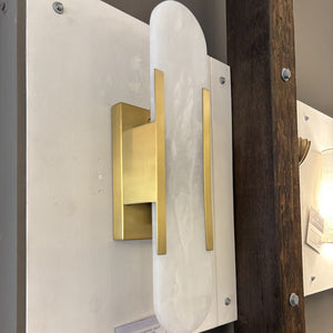 Interior Wall Light / Sconce 5th Avenue Alabaster Wall Sconce