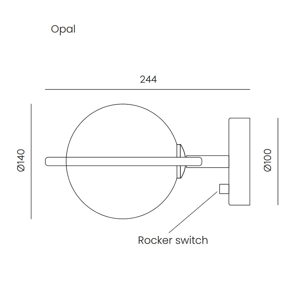 Interior Wall Light / Sconce Abbacus Wall Light