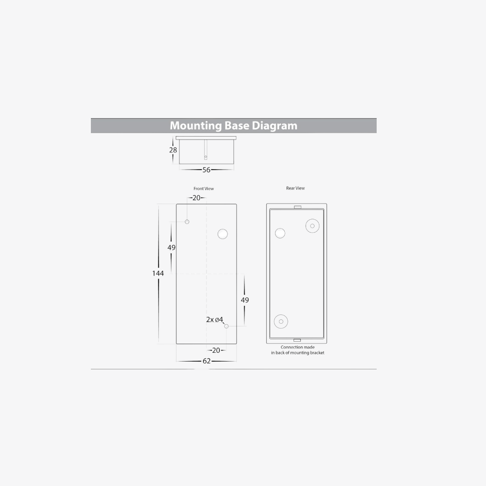 Exterior Wall Light Accord Up & Down Wall Light