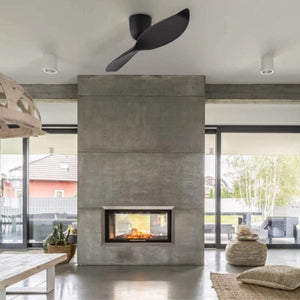 Without Light AE2+ Ceiling Fan Black