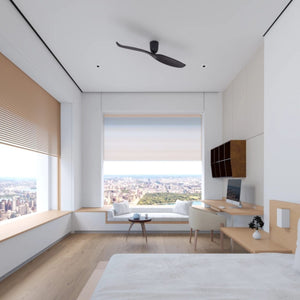 Without Light AE2+ Ceiling Fan Black