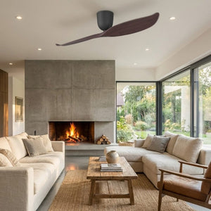 Without Light AE2+ Ceiling Fan Dark Woodgrain