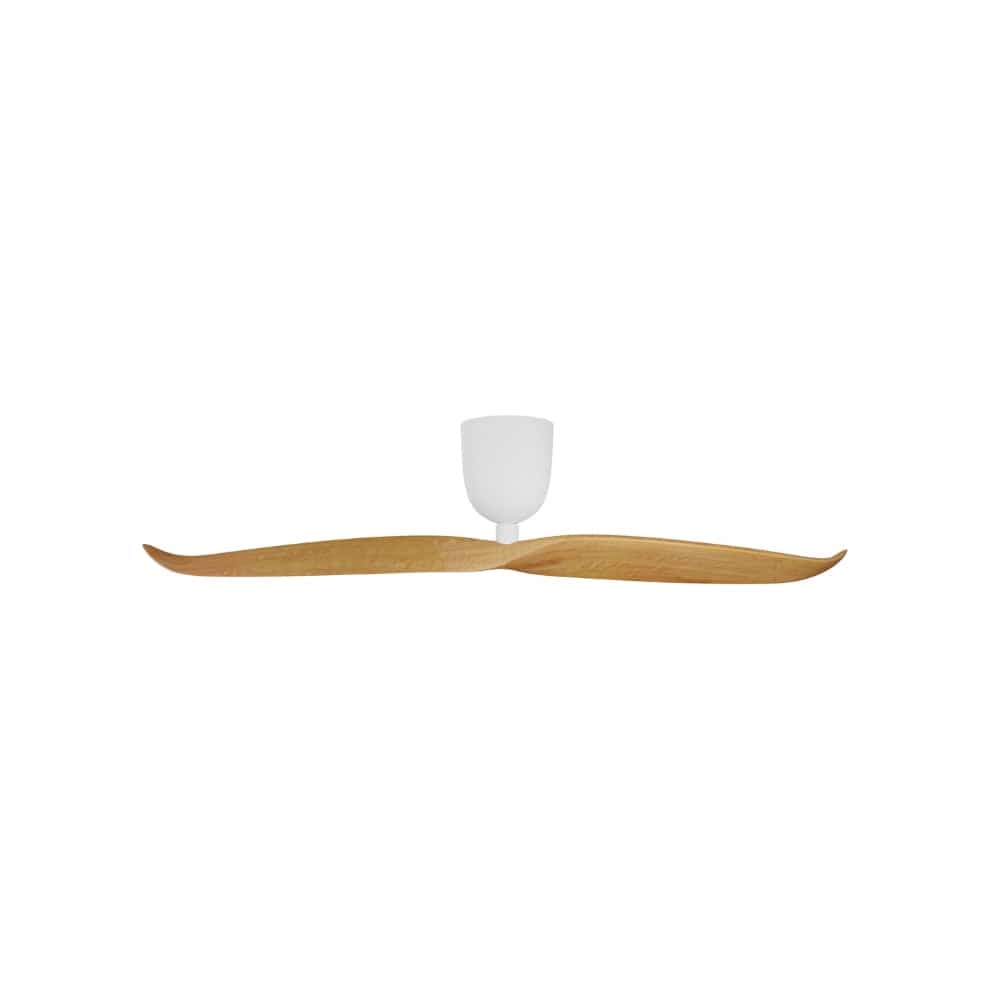 Without Light AE2+ Ceiling Fan Light Woodgrain and White