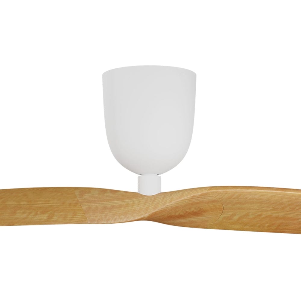 Without Light AE2+ Ceiling Fan Light Woodgrain and White