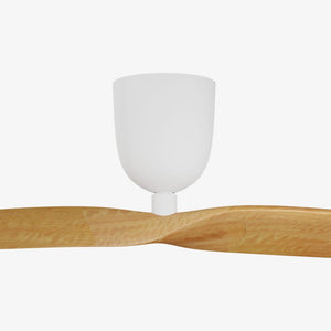 Without Light AE2+ Ceiling Fan Light Woodgrain and White