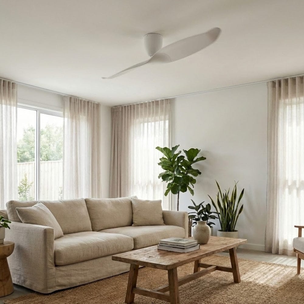 Without Light AE2+ Ceiling Fan White