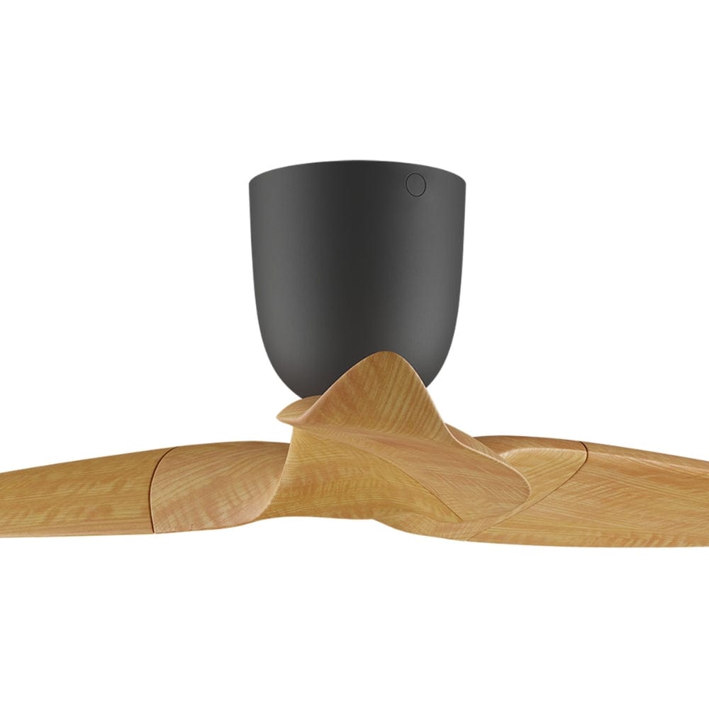 Without Light AE3+ Ceiling Fan Light Woodgrain and Black