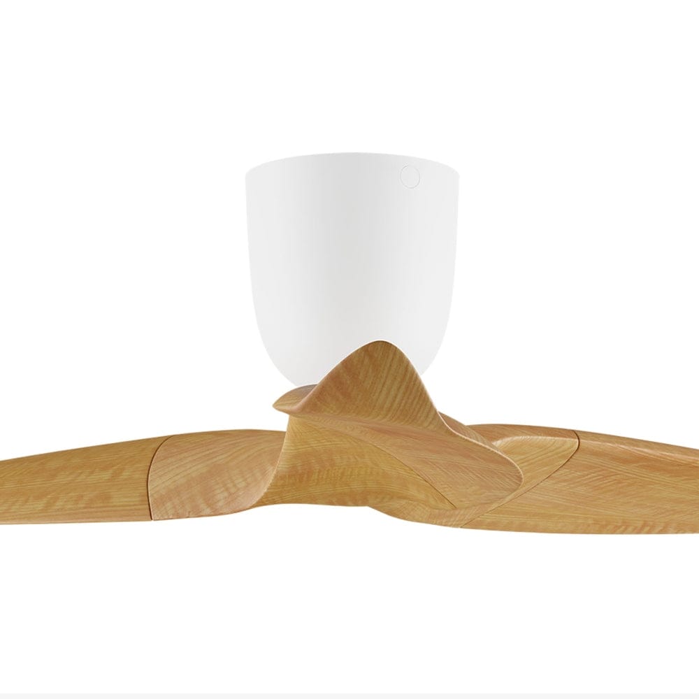 Without Light AE3+ Ceiling Fan Light Woodgrain and White