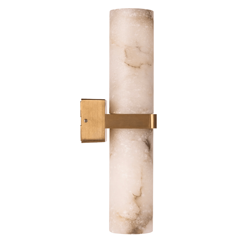 Exterior Wall Light Albast Up & Down Wall Light with Alabaster Glass
