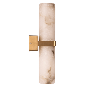 Exterior Wall Light Albast Up & Down Wall Light with Alabaster Glass