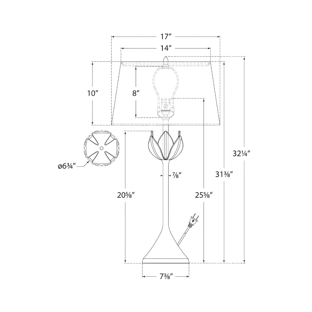 Table Lamps Alberto Large Table Lamp