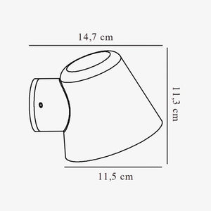 Exterior Wall Light Aleria Brass Wall Light