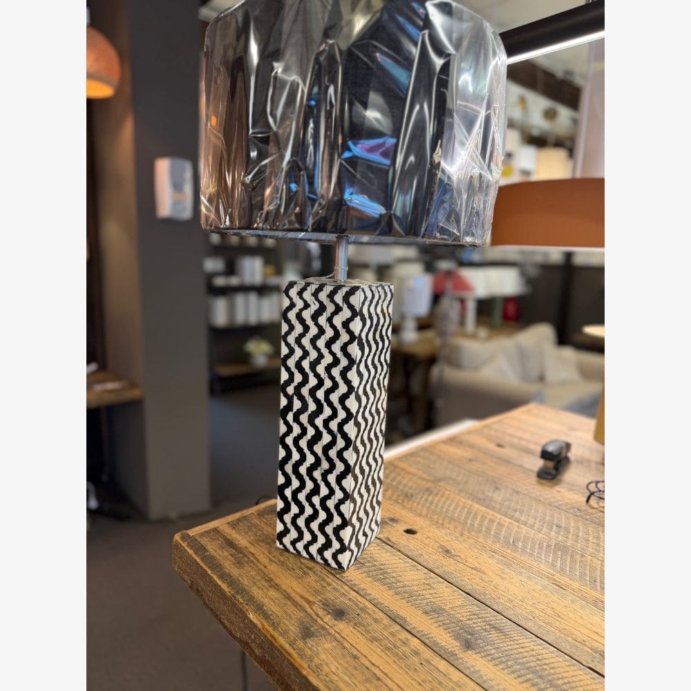 Table Lamps Algiers Bone & Brass Lamp Base - CLEARANCE (Ex-display)