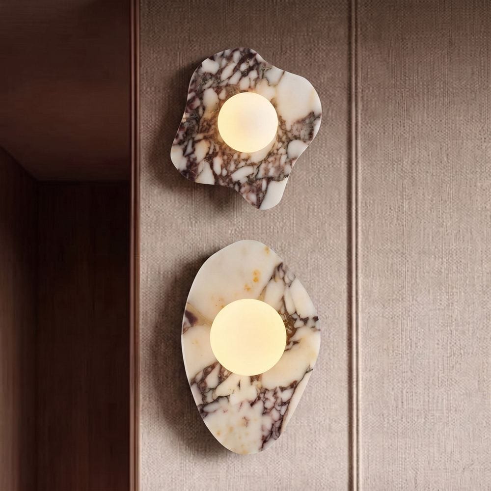 Interior Wall Light / Sconce Alora Bulgari Marble Wall Sconce