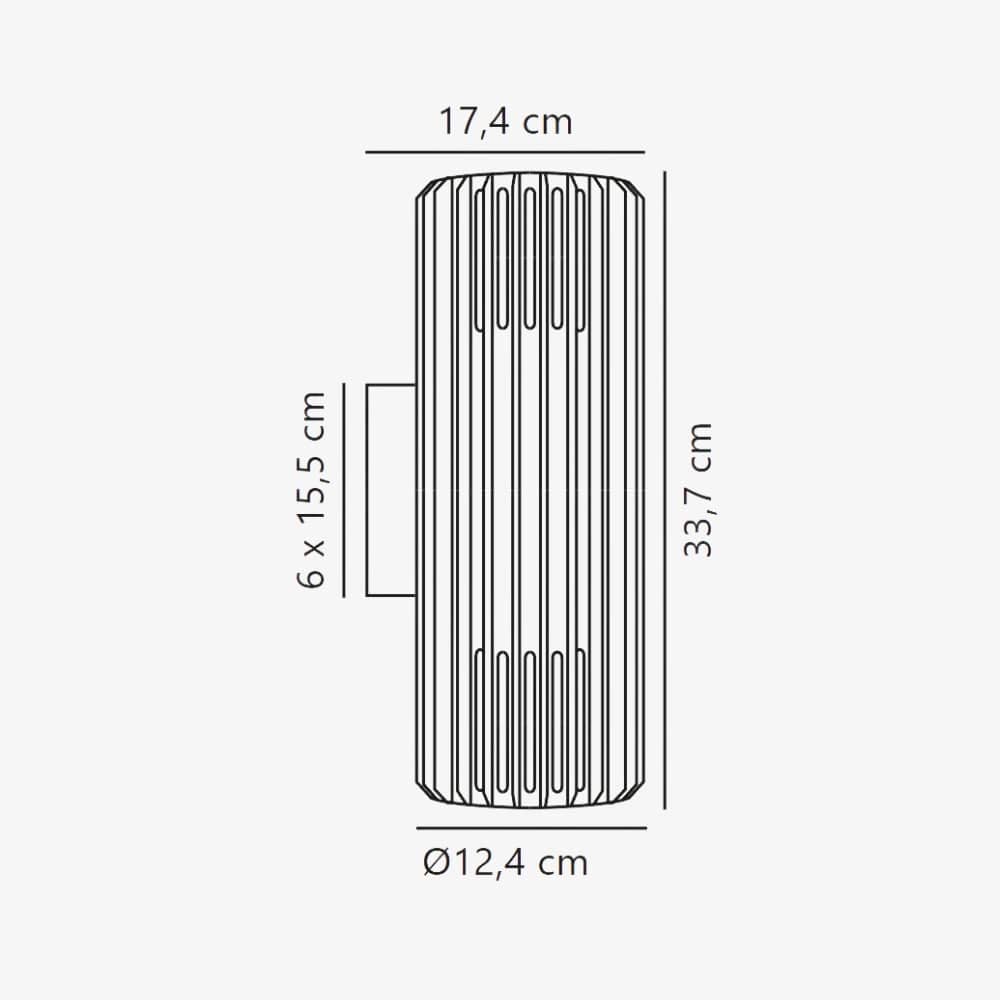 Exterior Wall Light Aludra Double Wall Light