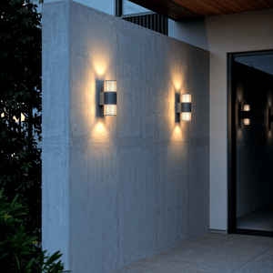 Exterior Wall Light Aludra Double Wall Light