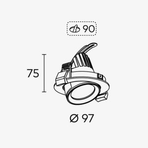 Recessed Apex Adjustable Down Light