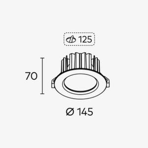 Recessed Apex Down Light - Large