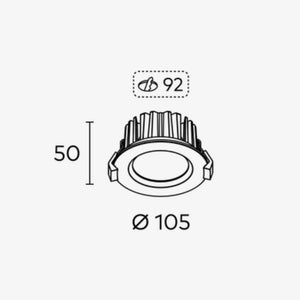 Recessed Apex Down Light - Medium