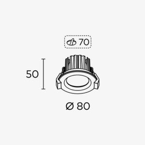 Recessed Apex Down Light - Small