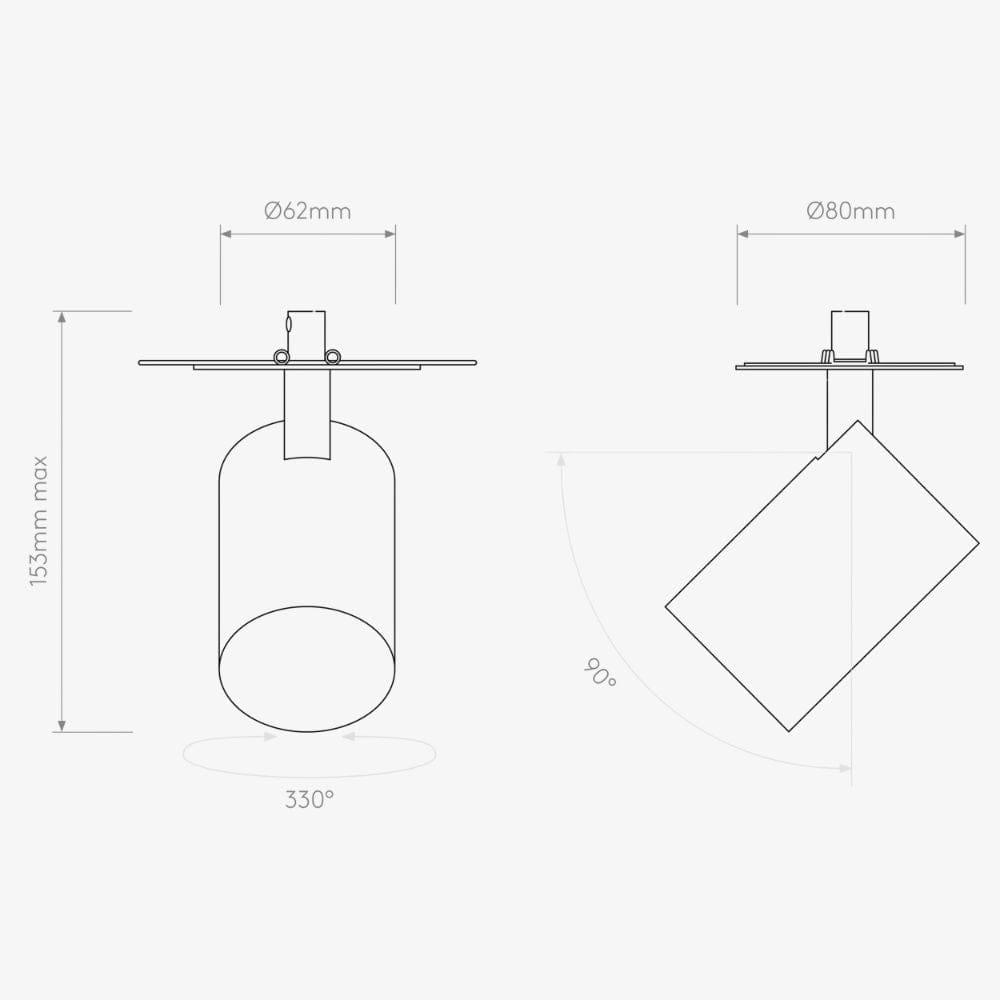 Interior Bar & Spot Aqua Recessed Spotlight