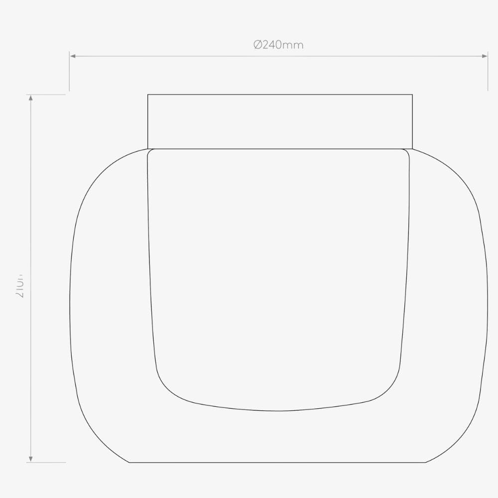 Interior Flush & Semi Flush Aquina Ceiling 240 Light